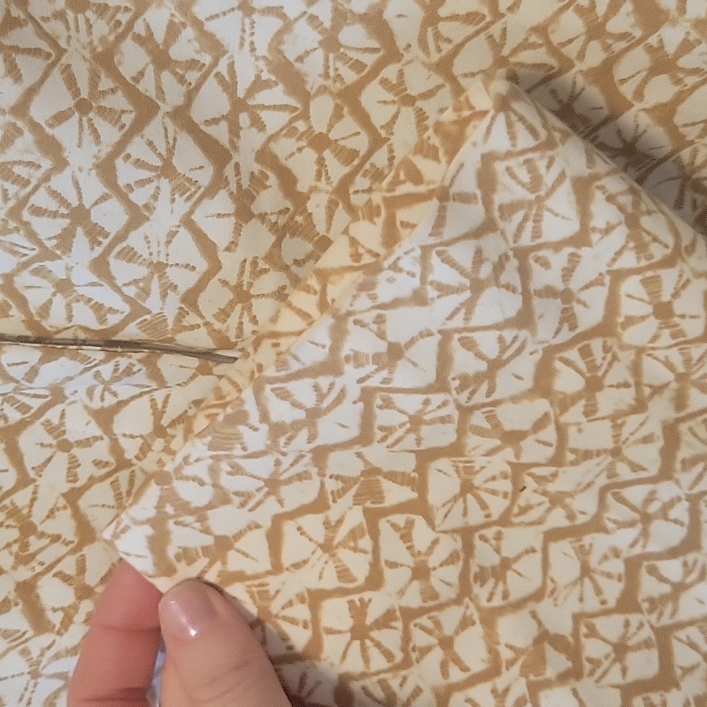 Michael Kors Cream, &Tan Designer Pant - Picture 9 of 9